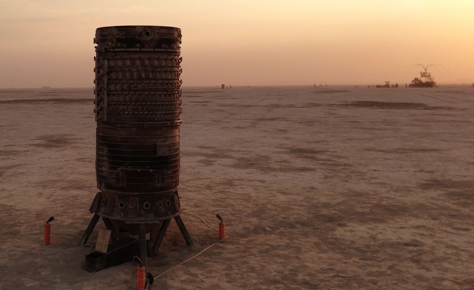 The Turbinophone at sunset